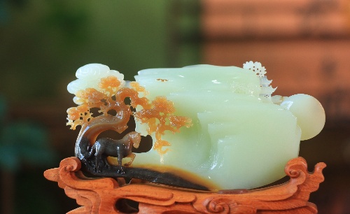 作品：糖青花·马到成功